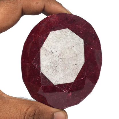 GEMHUB Rare Huge Museum Grade Red Ruby Approximately 1234.00 Ct Collectible Ruby, Natural Certified Red Ruby Gemstone