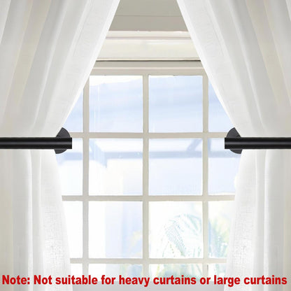 Curtain Tiebacks Hooks Wall Mounted, Curtain Holdbacks Screw-in, Curtain Holders for Drapes, Curtain Pull Backs, Curtain Tie Backs 304 Stainless Steels, 2pcs Black