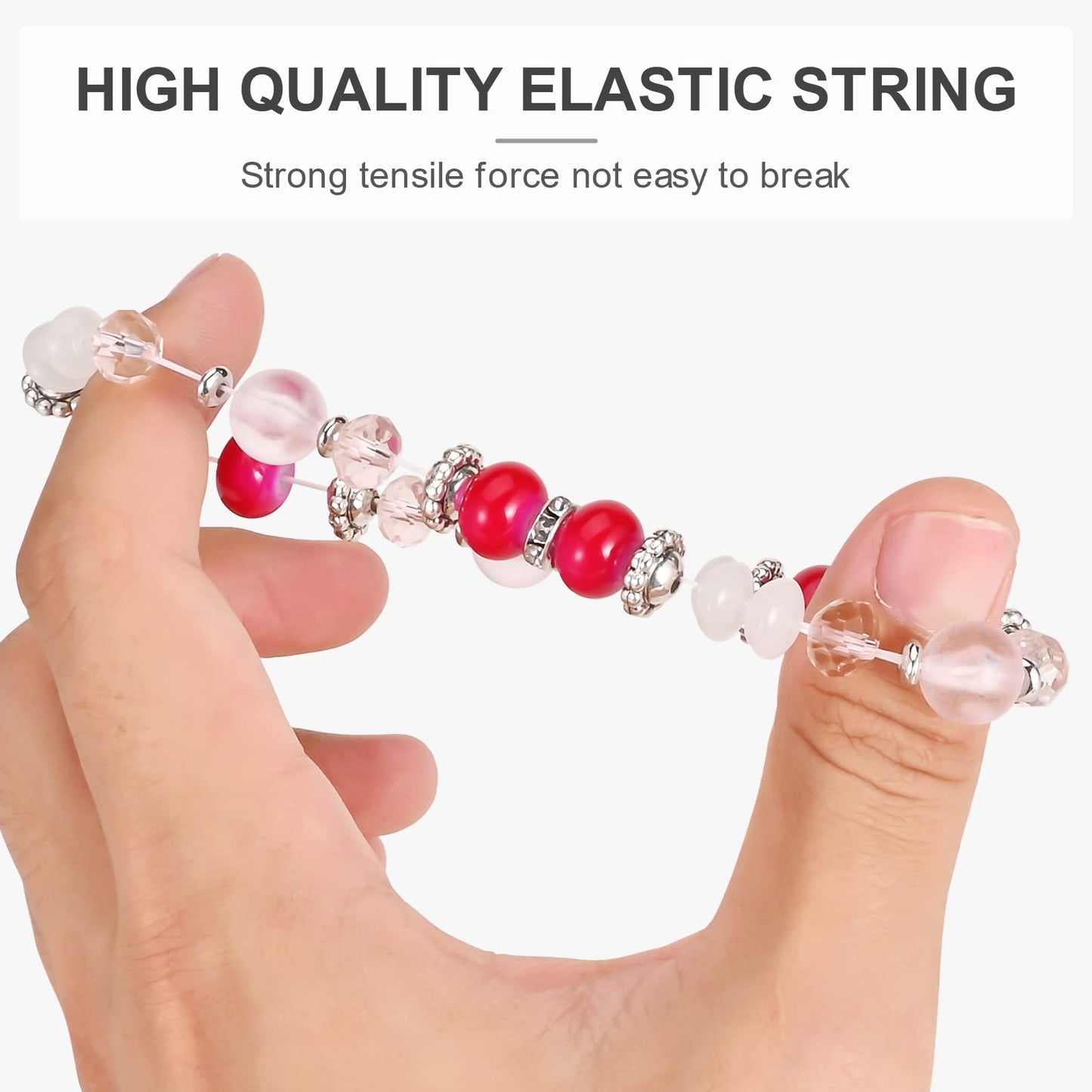 Bohemian Bracelet Sets for Women - 6 Sets Stackable Stretch Bracelets Multi-color Boho Jewelry for Women Hippie Bracelets Dainty Jewelry Best Friend (Elephent Bead Bracelets)