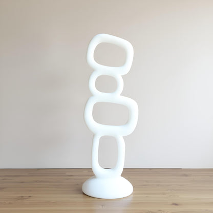 14'' Abstract Decorative Sculpture Ornament, Modern Art Statue Table Decor with Base, Accent Figurine for Dining Room Living Room Office Centerpiece ,Home Decor,Coffee Table Statues,Desk Decor