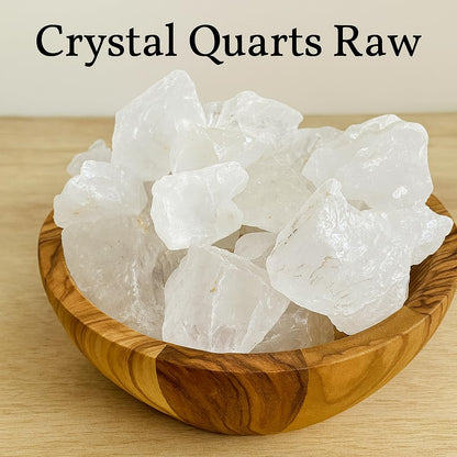 Large 1.25-2.0” Natural Crystal Quartz Healing Stones – Raw Gemstone for Love, Meditation, Chakra Balancing, Reiki, Crystal Grid, Energy Work, Tumbling, Wire Wrapping & Spiritual Home Décor