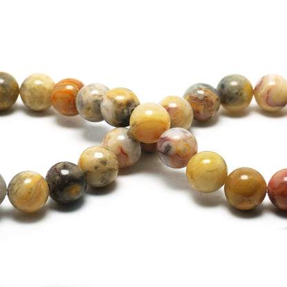 DIQIO Natural Stone Beads Gemstone Beads for Jewelry Making - 6mm Chrysanthemum Beads for Bracelets, Coral Crystal Round Beads(58-60pcs, 6mm, Chrysanthemum)