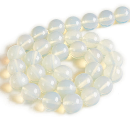 100pcs 8mm Opal Beads Natural Gemstone Beads Round Loose Beads for Jewelry Making