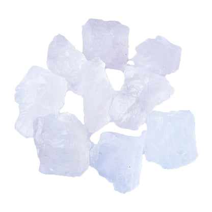 Raw Crystals, Large 1.2-2.0" Healing Crystal Natural Rough Stones for Intuition,Chakra,Meditation,Decoration,Polishing,Energy Work (White Crystal, 3.5oz-1.2-2.0"raw Crystals)