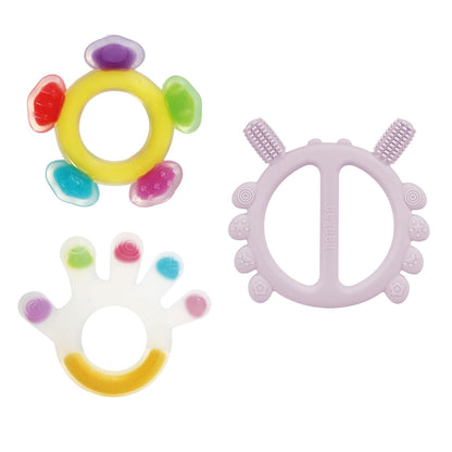 Haakaa Silicone Teether Set-Baby Freezer Teething Toy - Soft Cold Teether - Soothe Teething Pain & Itching Gums - Perfect Size-Baby Freezer Teething Toy - Soft Cold Teether
