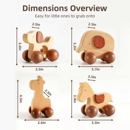 DadCarved Kids Tool Set with Baby Push Car Set