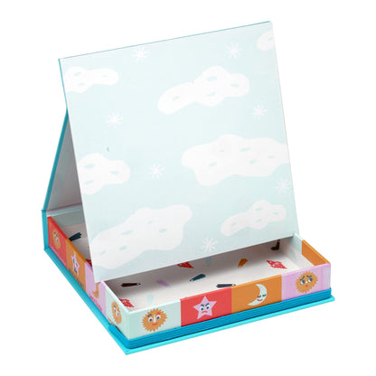 Manhattan Toy On-the-Go Making Faces 44-Piece Magnetic Travel Activity Toy for Kids 3 Years and Up