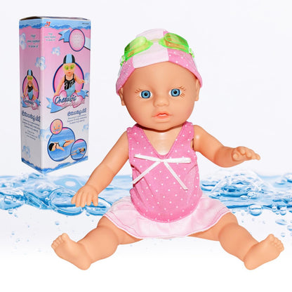 Swimming Baby Toy,2026 New Upgraded Waterproof Swimmer Toy,Electric Water Baby Toy, Backstroke Swimming Toy for Pool