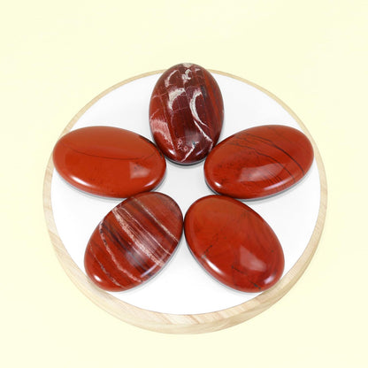 Nvzi Red Jasper Crystal Palm Stone, Worry Stones, Crystals and Healing Stones, Polished Rocks, Natural Gemstones, Chakra Stones for Healing Crystals Daily Use
