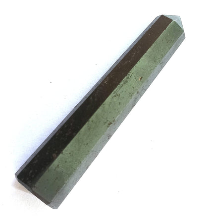 WholesaleGemShop 3 Inch Hemetite Gemstones Obelisk Tower Jumbo Facet Aura Rock Crystal Natural Polished Earth Wand Spirit