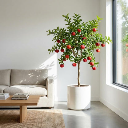Cherry Tree Live Plant, Sweet Cherries Fruit Tree 4-8'' Tall, Tropical Fruit Trees for Planting Outdoor (Barbados Cherry Tree)