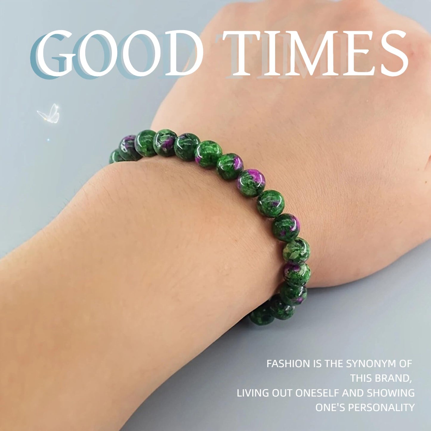 GAUEIOUR Natural Crystal Bracelets for Women & Men,Gemstone Beaded Stretch Healing Stone Yoga Energy Bracelet,Chakra Jewelry Gifts for Daily Meditation Anniversary