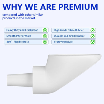 RV Water Tank Filling Funnel - 100mm Wide Mouth with Anti-Spill Design for Campers
