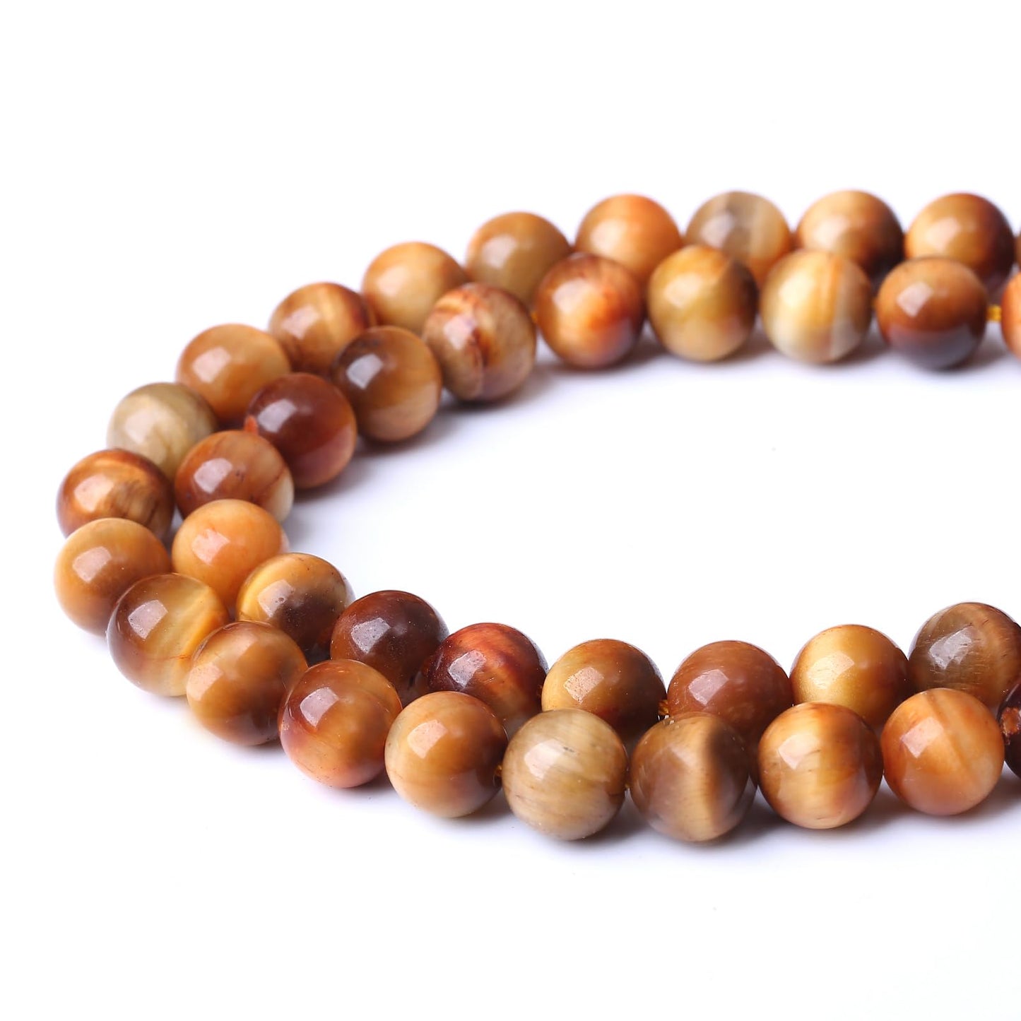 36PCS 10MM AAA Warm Sun Tiger Eye Stone Beads Natural Gemstone Bead Crystal Healing Energy Jewelry Making DIY 15 inches