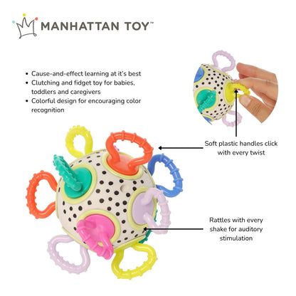 Manhattan Toy Click Clack Colorpop Developmental Activity Baby Toy