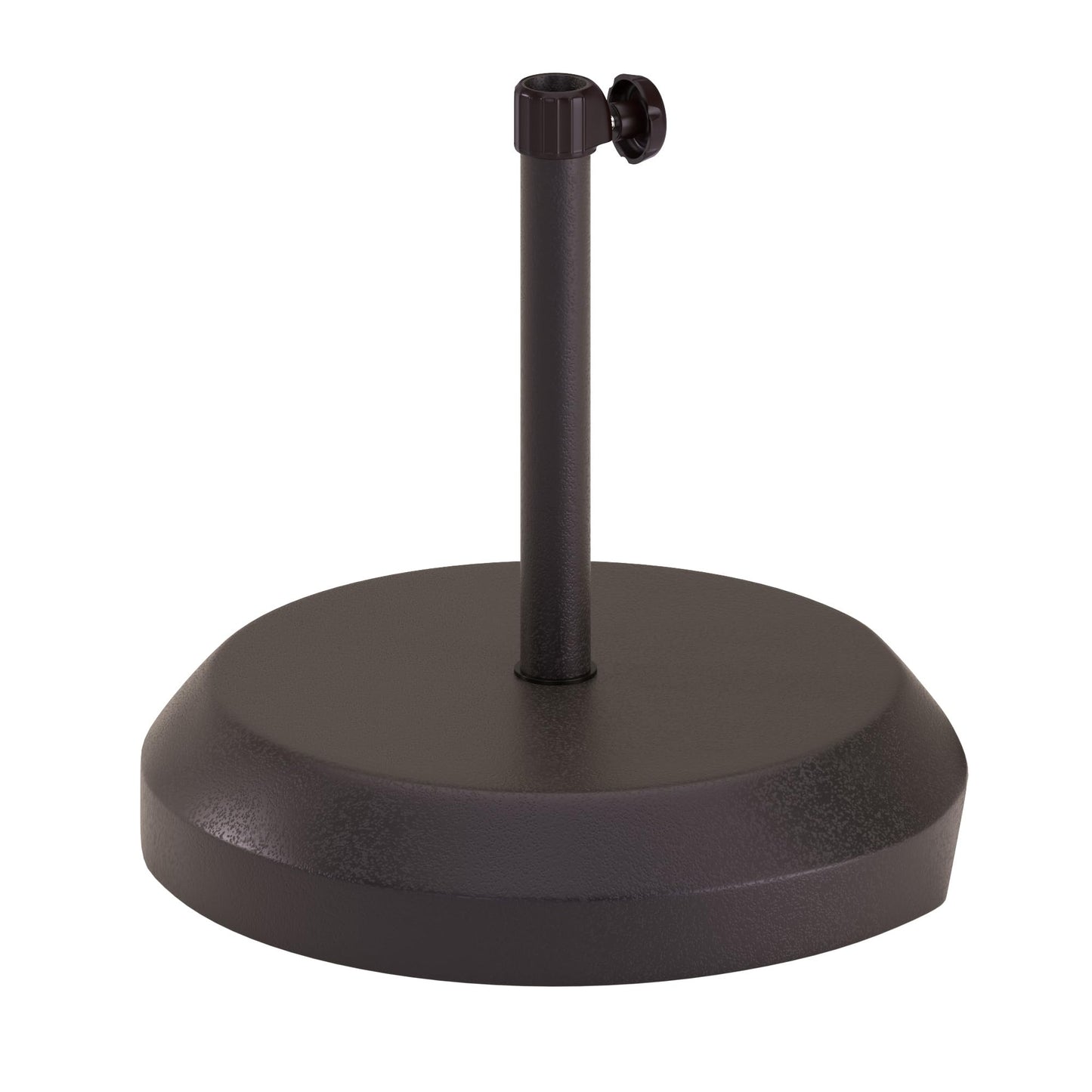 California Umbrella 75 Lb. Weighted Concrete Premium Free Standing Patio Umbrella Base, Fits Up to 1.5" Diameter Umbrella Pole, Bronze