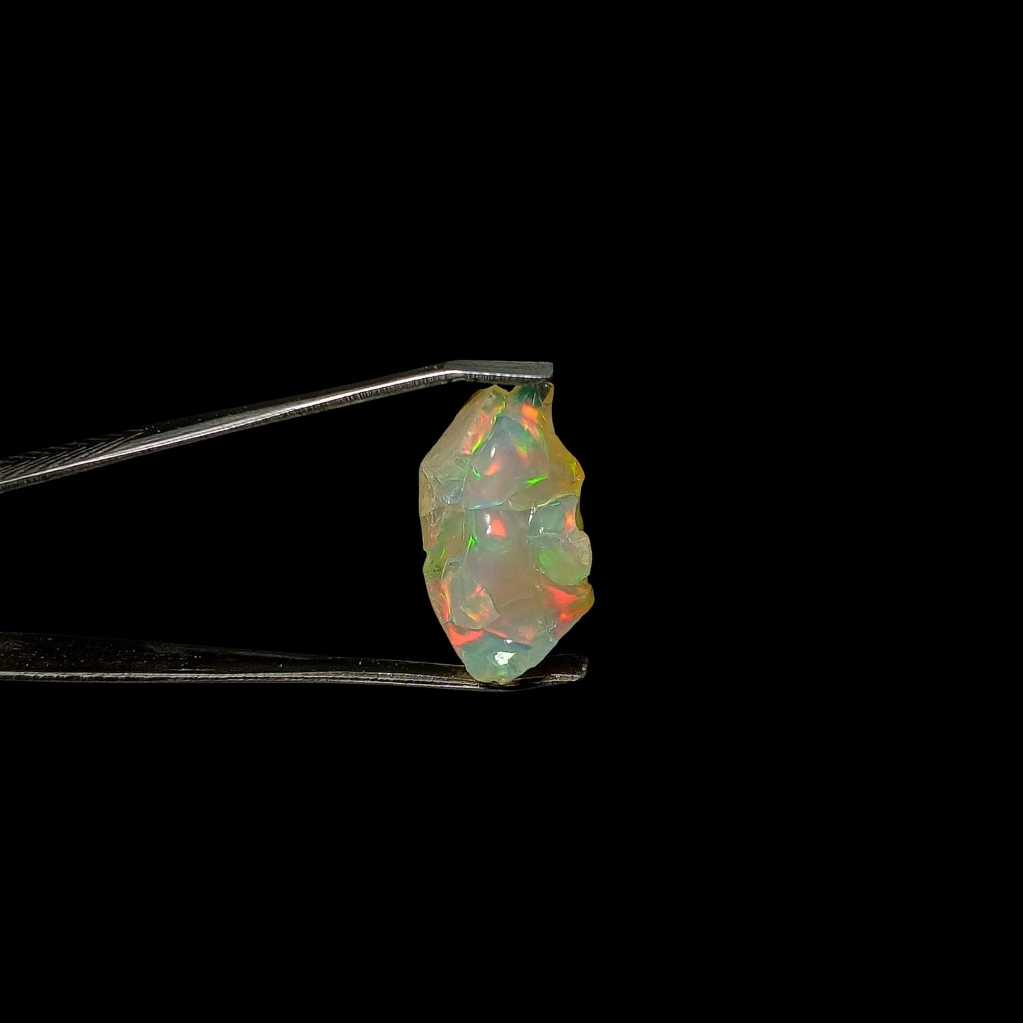 Aemmbriluxe™ 4.45 Cts Natural Ethiopian Welo Opal Rough Stone Single Piece, October Birthstone, Raw Fire Crystals Rock, Play of Colors, Jewelry Making Gemstones, Handpicked, Ultra Fire Striking Opal