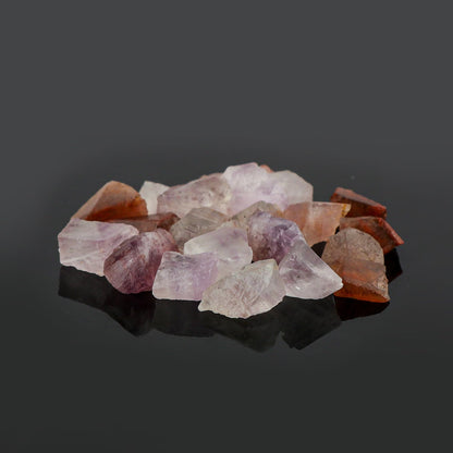 CRYSTALIS 100cts Natural Super-7 Amethyst with Cacoxenite Raw Crystals, Loose Gemstone Wholesale Bulk Rough Jewelry Making Supply, Wire Wrapping, DIY, Cabbing, Tumbling, Collectible Gemstones