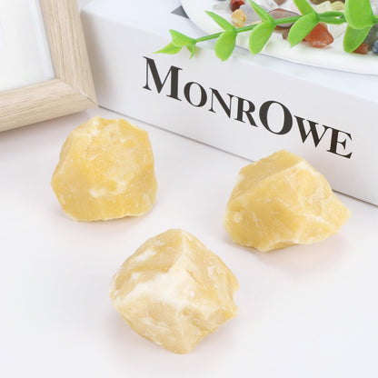 XIANNVXI Yellow Aventurine 1.8-2.2" Large Raw Crystals and Healing Stones Natural Rough Crystal Rocks for Decor Gifts Tumbling Cabbing Polishing Fountain Rocks 1PCS