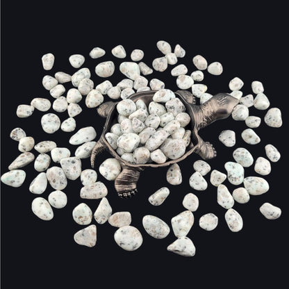 1,000 Carats Handpicked Tumbled Stones Crystals Chips Bulk Pocket Stones for Healing, Reiki, Meditation, Witchcraft and Home Decorations (Kiwi Jasper)
