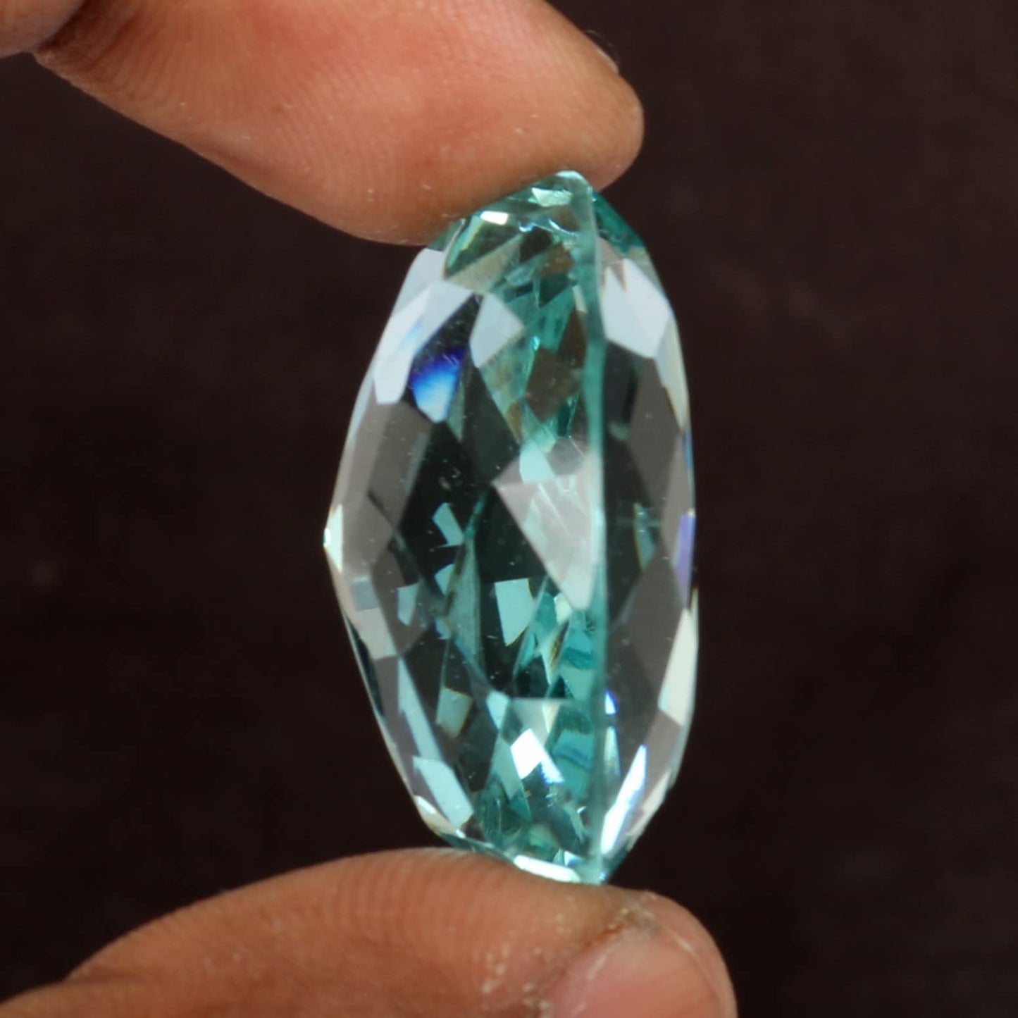 REAL-GEMS Sky Blue Aquamarine 108.00 Carat. Beautiful Oval Cut Loose Gemstone For Jewelry Making