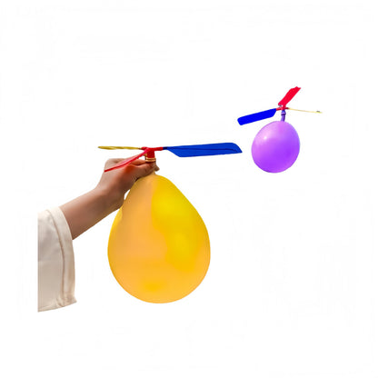 FSAON 10 Pack Balloon Toy,Rocket Jet Balloon Propeller Toy,Boys Girls Children'S Day Christmas Gifts with Air Pump
