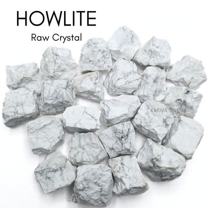 Crystals, Rocks, Jade, Crystals and Healing Stones, Witchcraft Supplies, Healing Crystals, Stones, Healing Stones, Rock Collection, Agate, Raw Stones (Howlite, 2 Pcs)