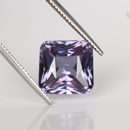 REAL-GEMS Multicolor Alexandrite 11Ct. Square Cut Loose Gemstone for Birthday Gifts