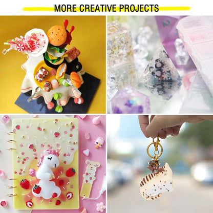 Polymer Clay Penguin Snowflake Sprinkles for Fake Dessert Cake Decor, Decoden Phone Case, Slime Projects DIY, Scrapbooking, Resin Jewelry Making Pack of 50g