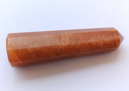 WholesaleGemShop 3 Inch Red Aventurine Gemstones Obelisk Tower Jumbo Facet Aura Rock Crystal Natural Polished Earth Wand Spirit