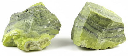 Healing Crystal Stones, 1.25-2.0" Large Reiki Healing Gemstones Natural Tumbled Polished Stones for Energy Witchcraft Therapy Meditation Pack 2 (Serpentine)