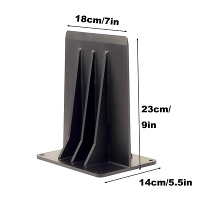 ZAFortLign Kindle Cracker Log Firwood Splitter, 8in 8.8lb Manual Steel Wood Splitting Wedge for Wood Stove Fireplace and Fire Pits, Black (Black)