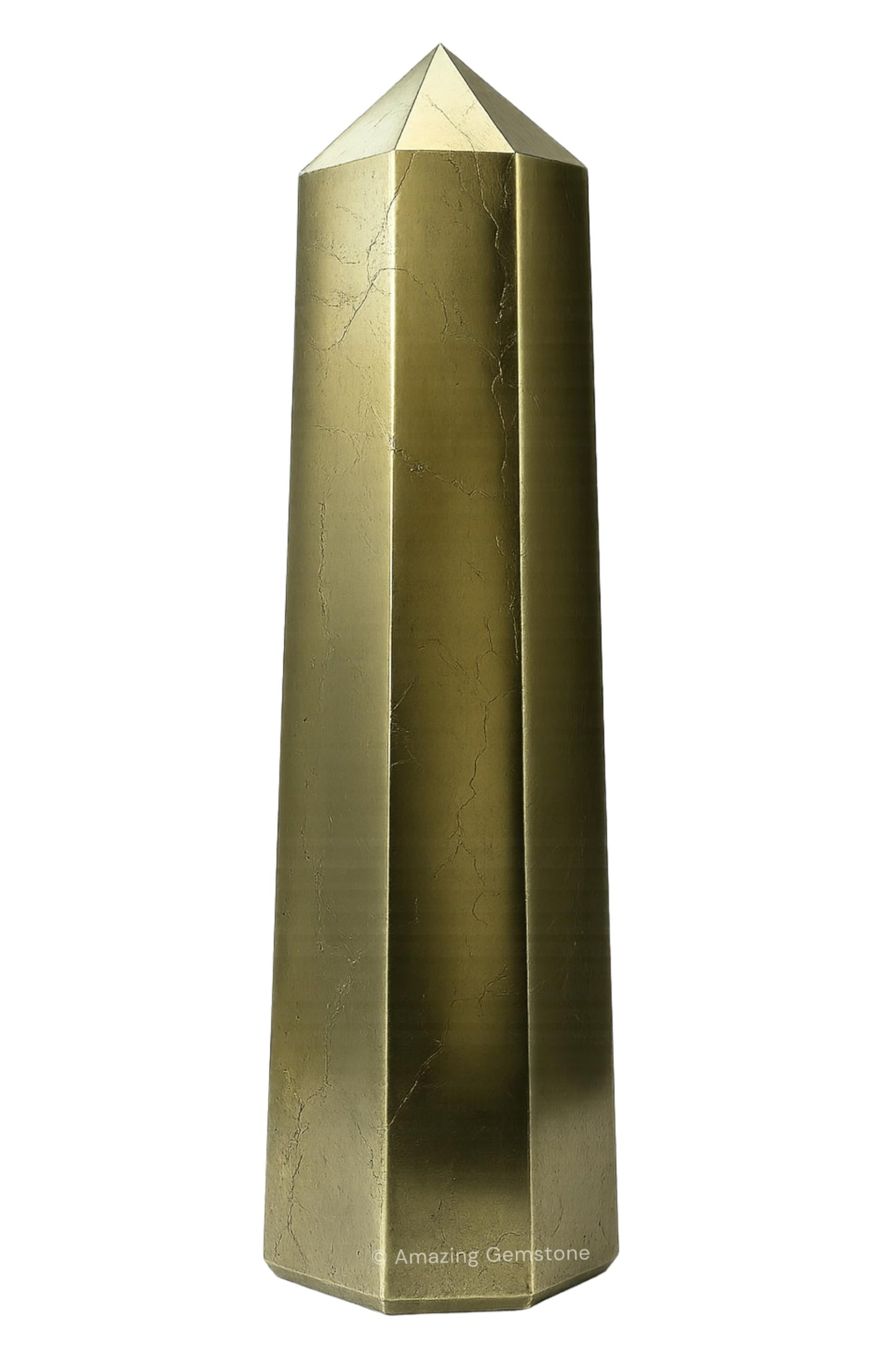 Amazing Gemstone Pyrite Crystal Towers - Natural Healing Crystal Point Obelisk for Reiki Healing and Crystal Grid (2" to 3" INCH)