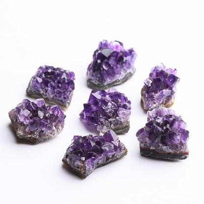 Genuine Real Amethyst Clusters Rough Purple Rock Raw Natural Cave Raw Crystal Cluster Energy Reiki Healing Stones Tower Bulk (Uruguay Amethyst Cluster 200g)