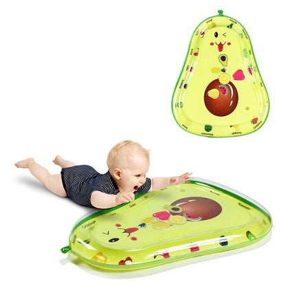 ZHUYNXIR Baby Water mat, Infant Toys, Inflatable Play Mat Water Mat Baby Toys, Fun Early Development Activity Play Center for Newborn (33 x 26 inch)