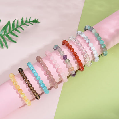 Amazonite Bracelet for Women 8mm Handmade Amazonite Crystal Bracelet Natural Stone Amazonite Beaded Bracelet Healing Bracelets Stretch Bead Bracelets Amazonite Jewelry for Women Men