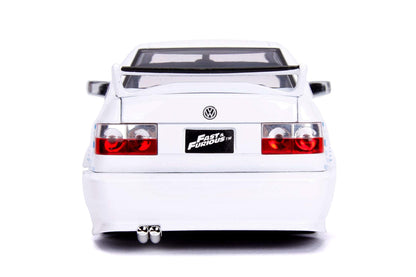 Jada Toys Fast & Furious 1:24 Jesse's Volkswagen Jetta Die-cast Car, Toys for Kids and Adults, White (99591W)