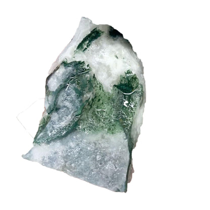 Moss Agate Raw Crystals Healing Crystals Natural Rough Stones 1.2-2" for Tumbling, Fountain Rocks, Yoga, Meditation, Polishin, Gift 28