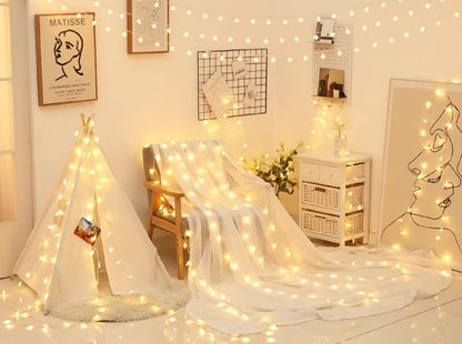 Star String Lights, Merdeco 20ft 40 LED USB Powered Star String Lights Warm White Fairy Lights for Birthday Party Wedding Christmas Home Decoration