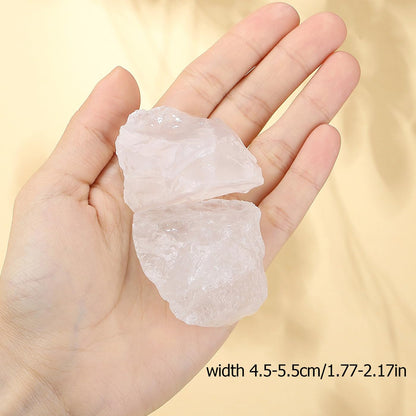 XIANNVXI Clear Quartz 1.8-2.2" Large Raw Crystals and Healing Stones Natural Rough Crystal Rocks for Decor Gifts Tumbling Cabbing Polishing Fountain Rocks 1PCS