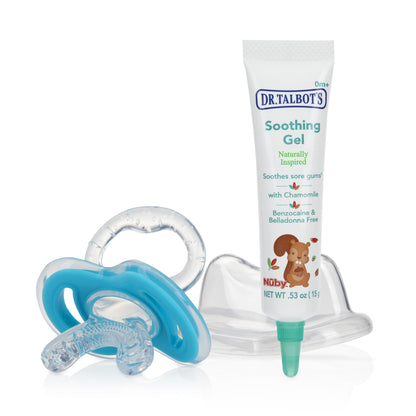 Dr. Talbot's Soothing Gel for Sore Gums with Silicone Gum-EEZ Teether - 2-Piece Set