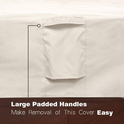 Vailge Waterproof Patio Furniture Set Cover with Padded Handles, Patio/Outdoor Table Cover, Patio/Outdoor Dining Rectangular Table Chairs Cover Medium