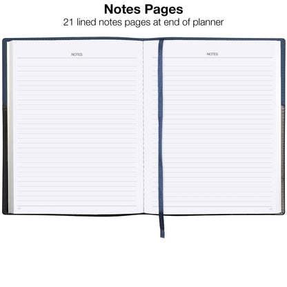 2026 Planner Calendar, 8"x10" : Includes 14 Months (November 2025 - December 2026) / 2026 Weekly Planner/Weekly Agenda/Monthly Calendar Organizer (Navy/Black)