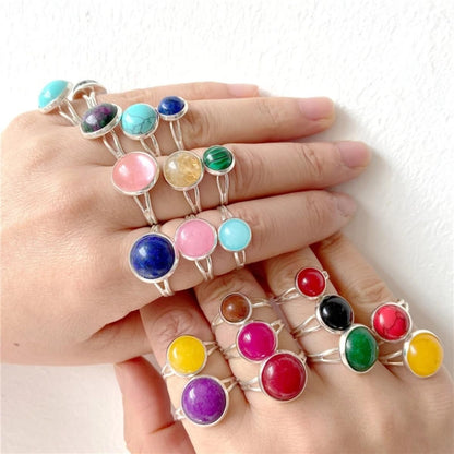 20pcs 16mm Natural Stone No Hole Gold Sandstone Semicircle Smooth Cabochons Beads Healing Chakra Crystal Stone Bead for Jewelry Making Rings Earrings Necklace Bracelet DIY Crafts