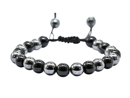 Amazing Gemstone Bracelet for Lymphatic Drainage - Black Obsidian Hematite Bracelet Set for Men Women Healing Calming Anxiety Stress Relief Gifts Pulseras Para Hombres Mujer Stocking Stuffers