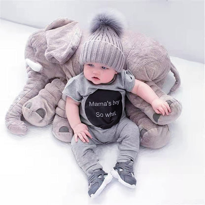 Ryttir 24 Inch Fuzzy Large Elephant Stuffed Animal, Soft Stuffed Elephants Plush Toy Newborn Gift, Funny Elephant Gifts for Baby Women Girls Boys