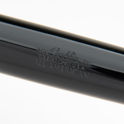 Conklin All American Fountain Pen in Black – Medium Nib, Timeless Design & Premium Craftsmanship – Ideal Gift for Professionals & Collectors