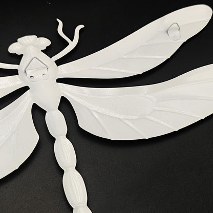 Metal Dragonfly Wall Decor, 4 Pack 13 inch Metal Dragonflies Wall Hanging Sculpture Decorations for Outdoor, Yard Patio Fence Garden Outside Exterior Decor