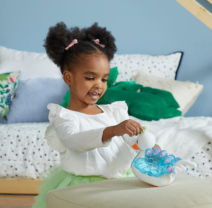 Playskool Glo Friends - Hugbug & Harmony Pop, Push & Roll! - Swan Vehicle - Glowing Bug - SEL Toy - Ages 2+