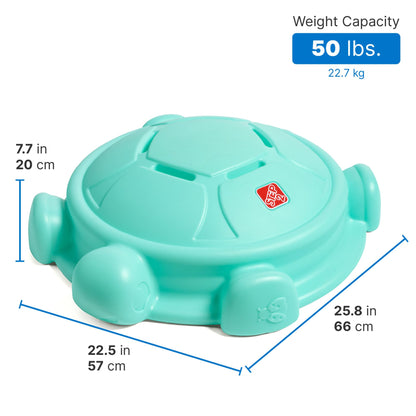 Step2 Topsy Turtle Rocking Disk and Stepping Stone, Balance and Climbing Toy for Kids and Toddlers, Indoor/Outdoor, 18 Months - 3 Years, Mint